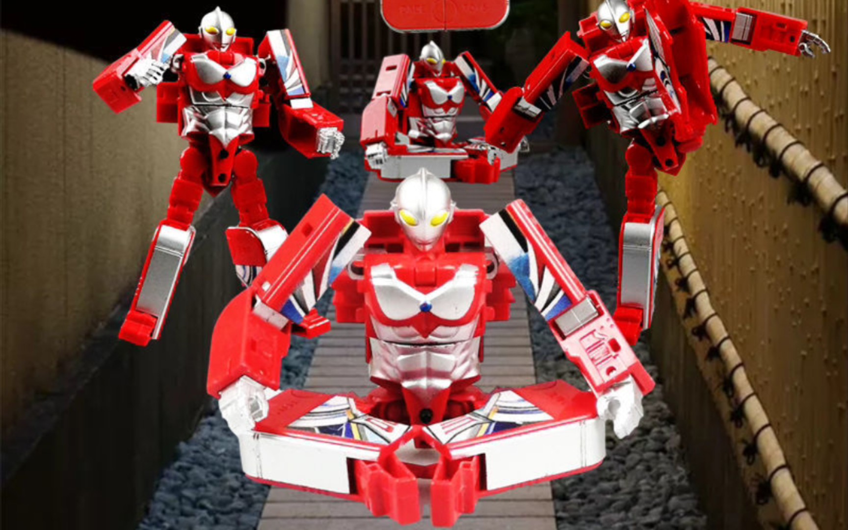 盗版中的盗版拼多多拼夕夕买的可以变手机的蓝狐奥特曼