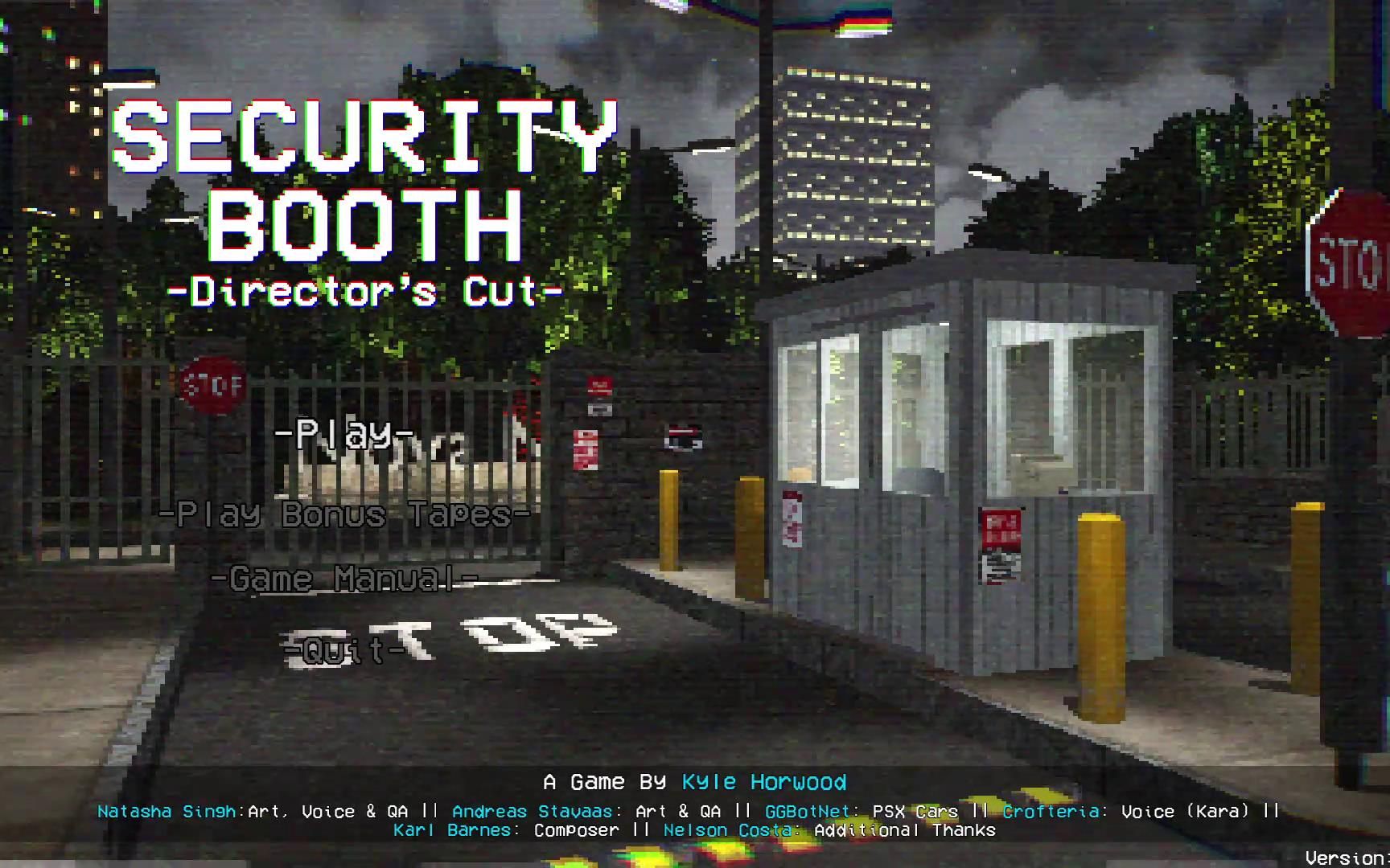 [图]【陆晨】《保安亭：导演剪辑版 Security Booth: Director's Cut》试玩