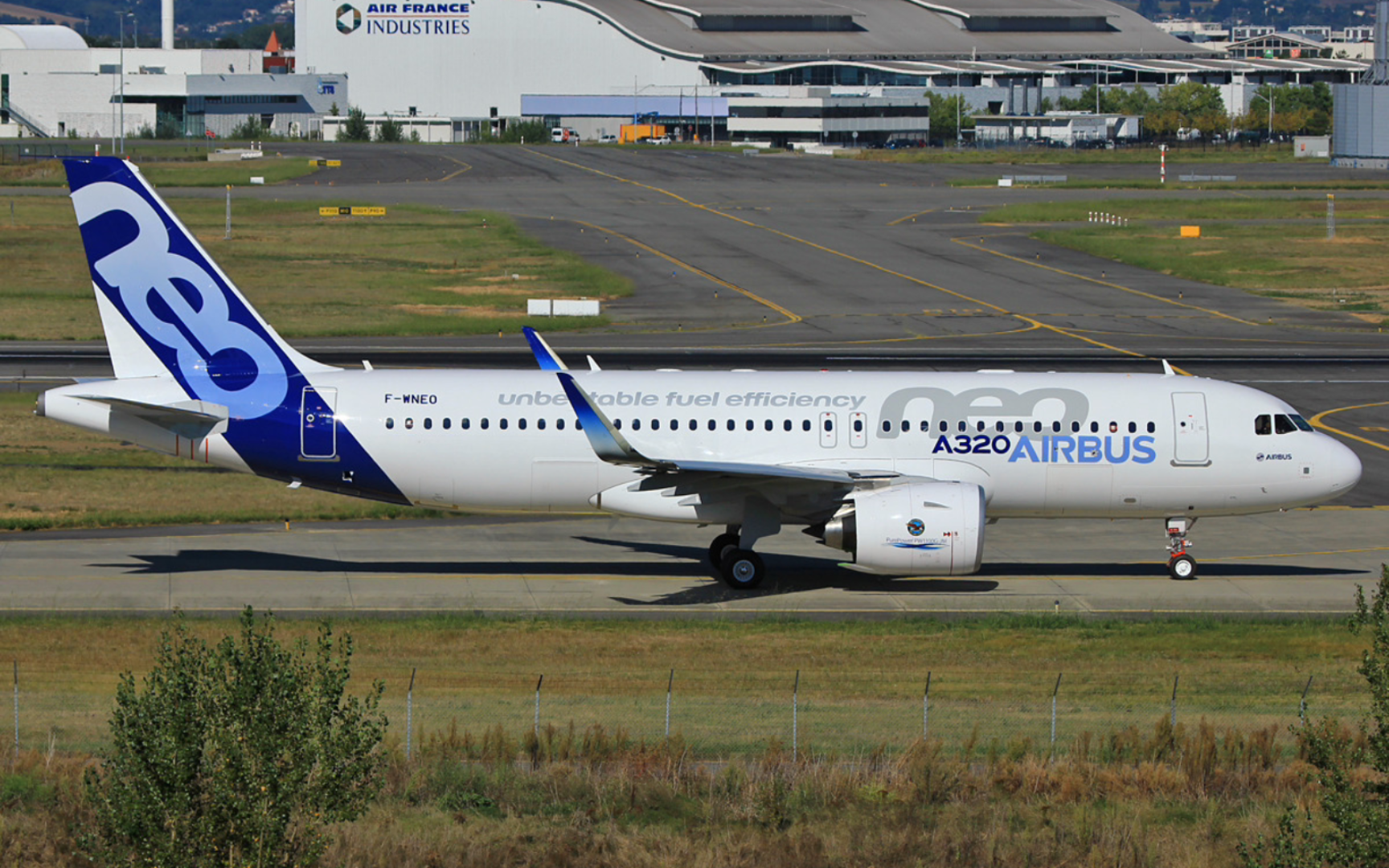 一架飞机的故事,世界上首架空客a320neo飞机——f-wneo 空客a320-271n