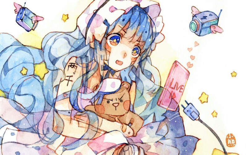 【水彩】小熊绅士的作品回顾