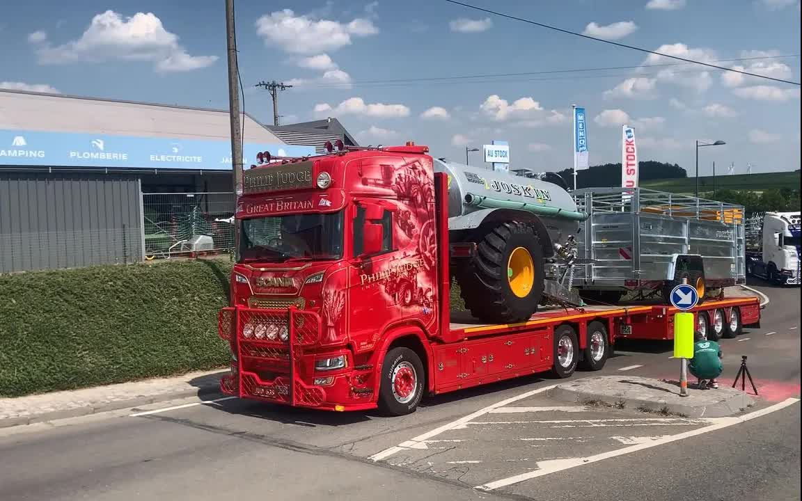 nav06dy】2023西尼卡车展 到来,卡车识别斯堪尼亚 v8 声音