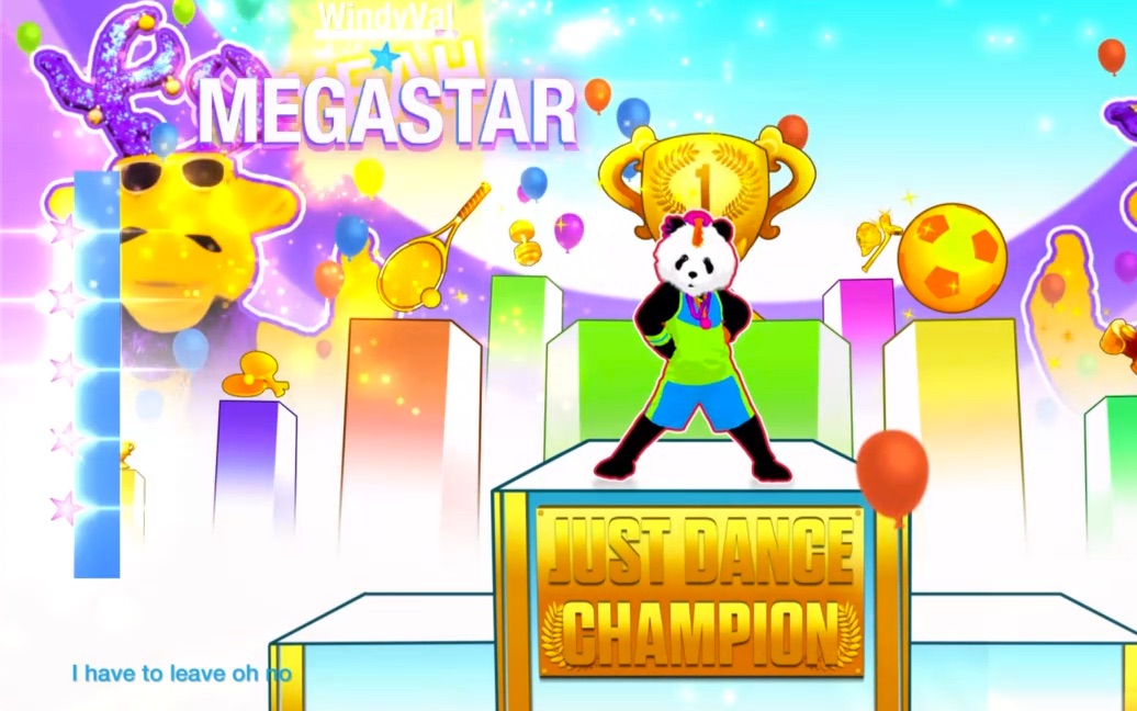 justdance032019watermemegastar每作必备大熊猫