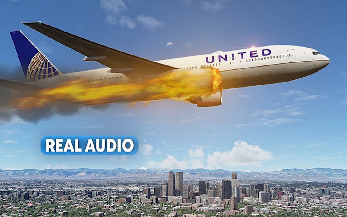 【the flight channel生肉】波音777起飞后不久就起火,这就是美联航