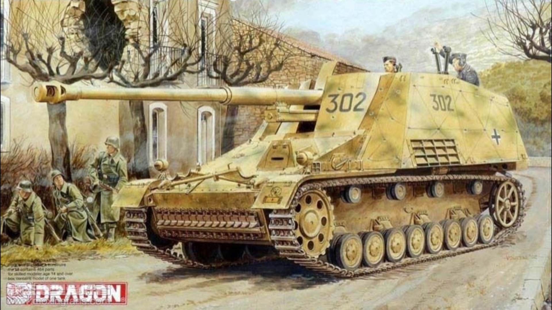 威龙6165(初版) 大黄蜂/犀牛坦克歼击车