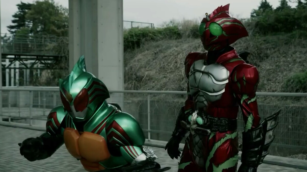 【假面骑士amazons】精彩片段:众人合力击败西格玛