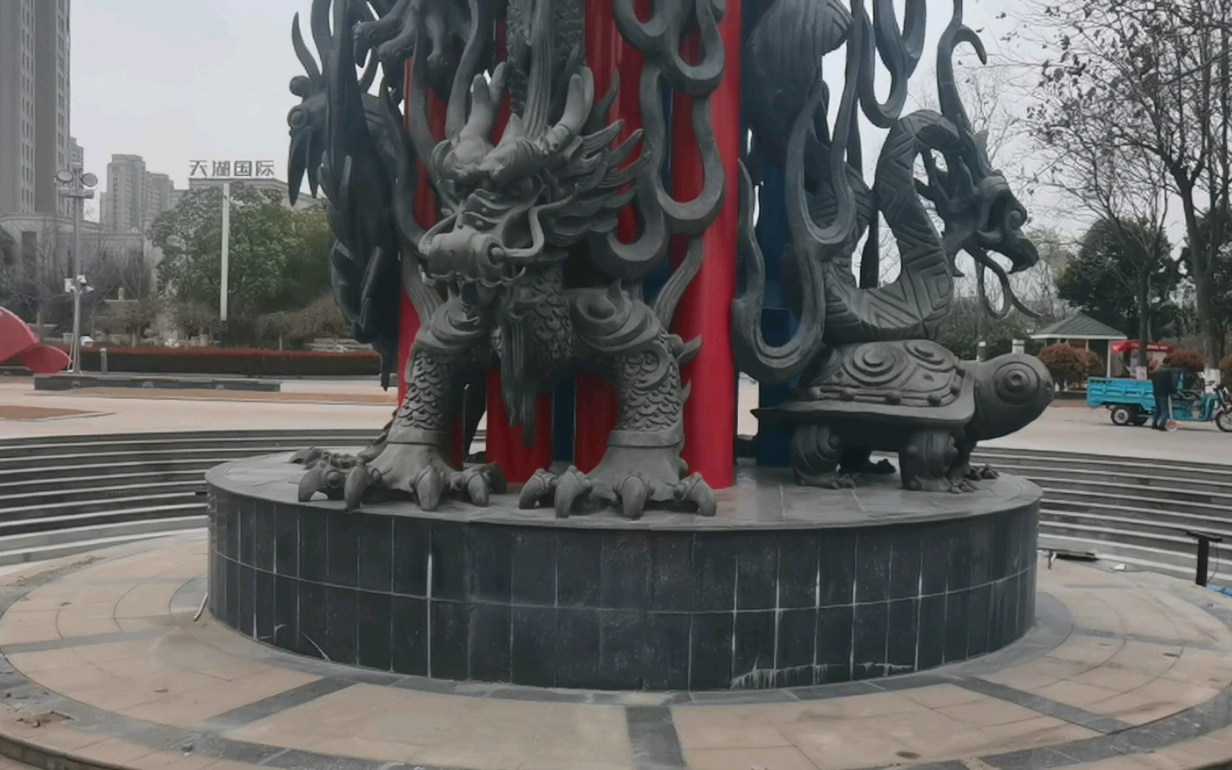 安徽龙子湖南北分界线