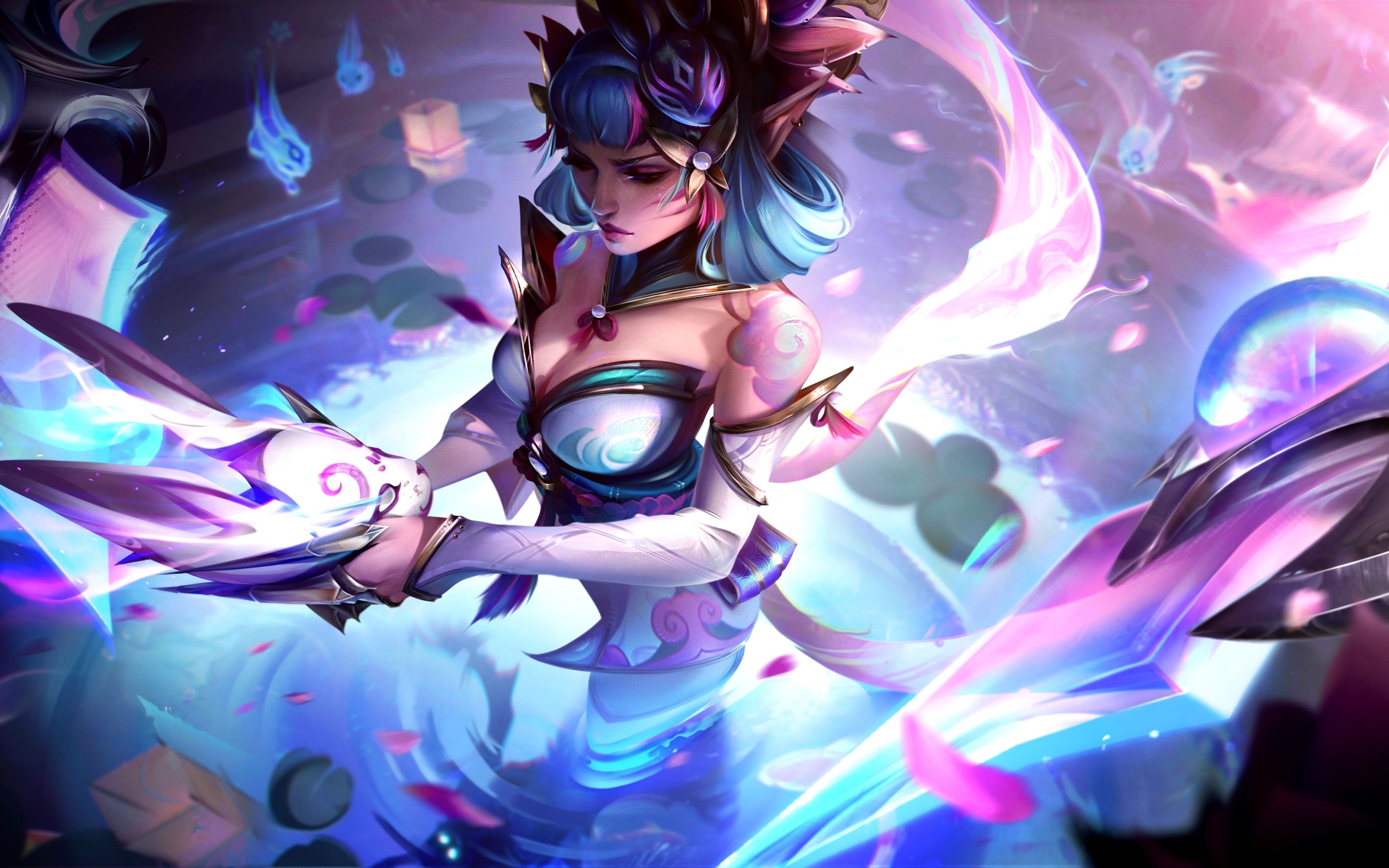 blossom evelynn skin spotlight - pre-release - league of legends