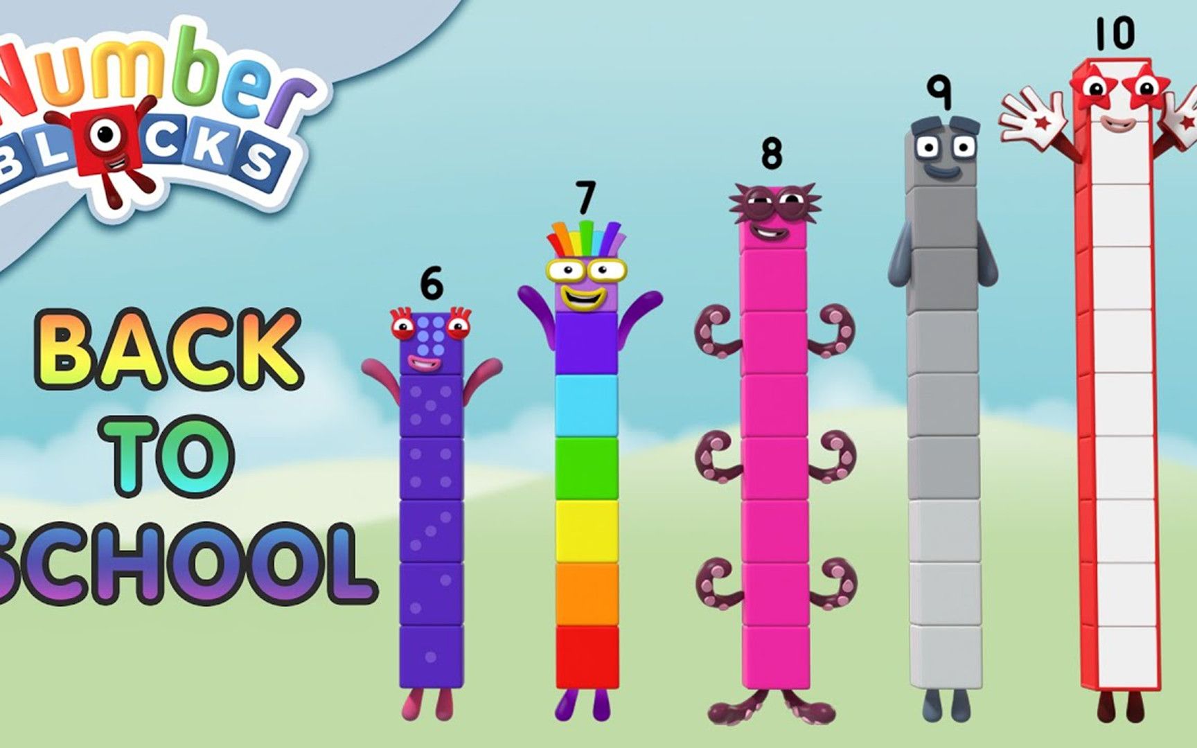 数字方块动画:方块家庭户外冒险大集合,它们会发生什么事情呢?