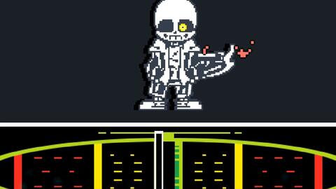 UnderTale Sans Fight Hard Mode_哔哩哔哩_bilibili