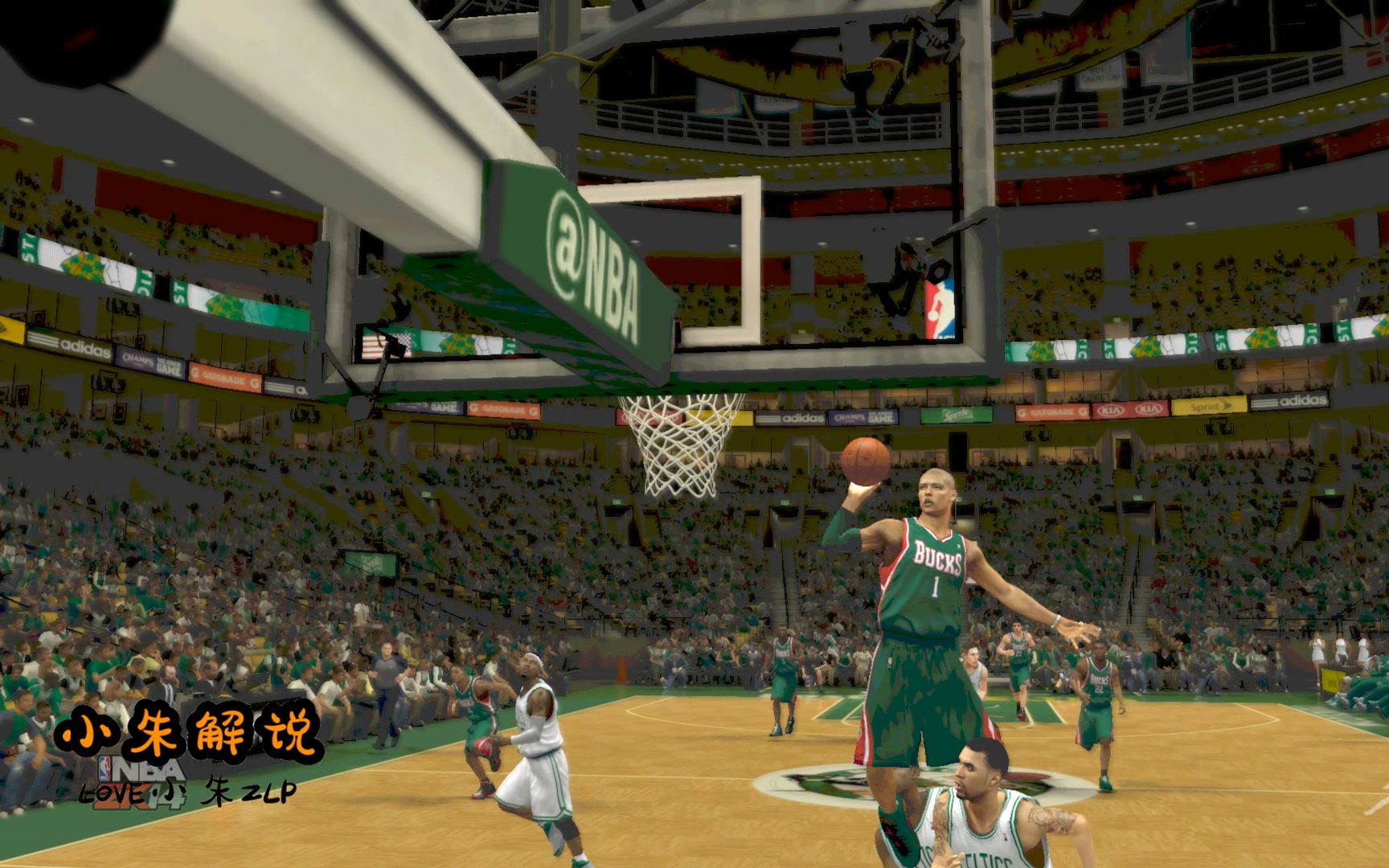 【NBA 2K14】 客场大胜凯尔特,拿下三个抢断!