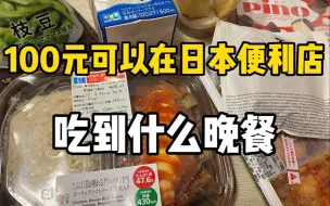 Download Video: 在日本用100块钱可以在便利店里吃些什么？鸡肉便当和杯装奶油蛋糕再搭配上毛豆和辣鸡，真的绝了！！