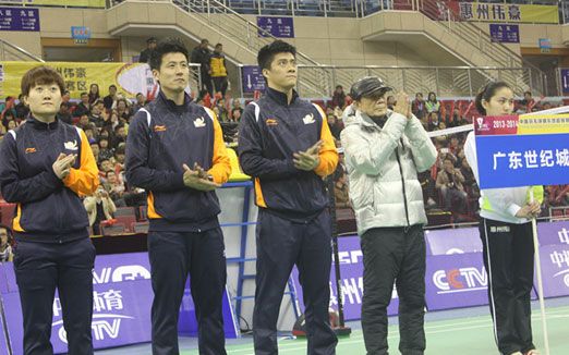 2013-14羽超聯賽3v3 羅成熊帥肖嘉vs蔡贇傅海峰於小