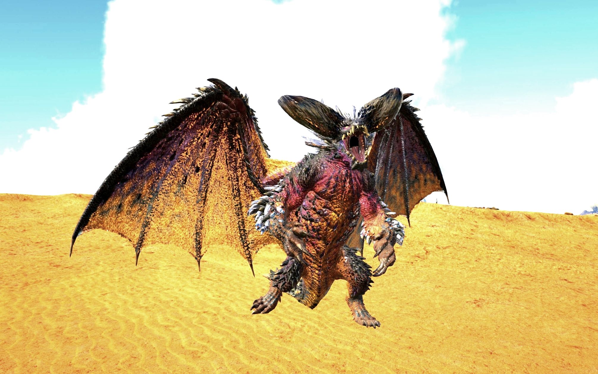 与心爱的咩咩子行至世界尽头-方舟怪物猎人模组龙介绍9