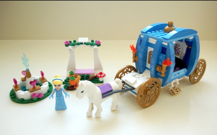 lego灰姑娘马车动手玩