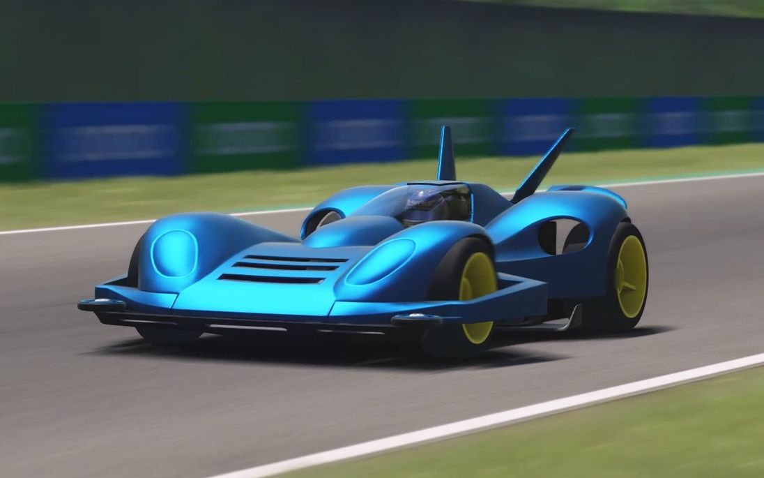 全球首辆疾速斧头亮相f1伊莫拉,造型真像假面骑士