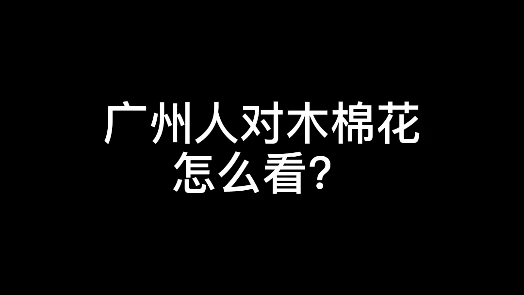 [图]广州人怎么看待木棉花