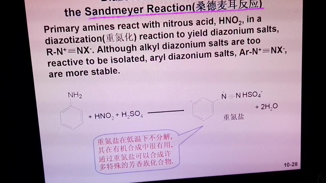 第10章 含氮化合物5重氮盐反应与应用哔哩哔哩bilibili