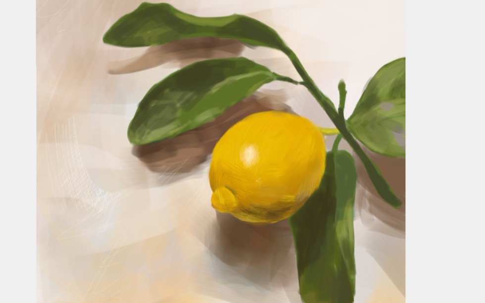 【画世界】厚涂柠檬教程