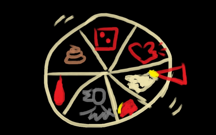 【斗冰以撒的结合】玩过死亡转盘吗~转到谁谁就得死.