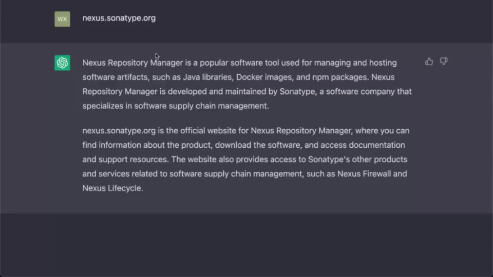 ChatGPT about Nexus Repository Manager哔哩哔哩bilibili