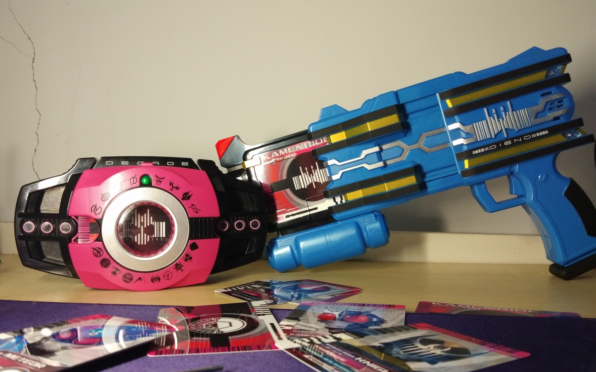 假面骑士decade neo dx腰带 品红 19平成主骑最终形态卡