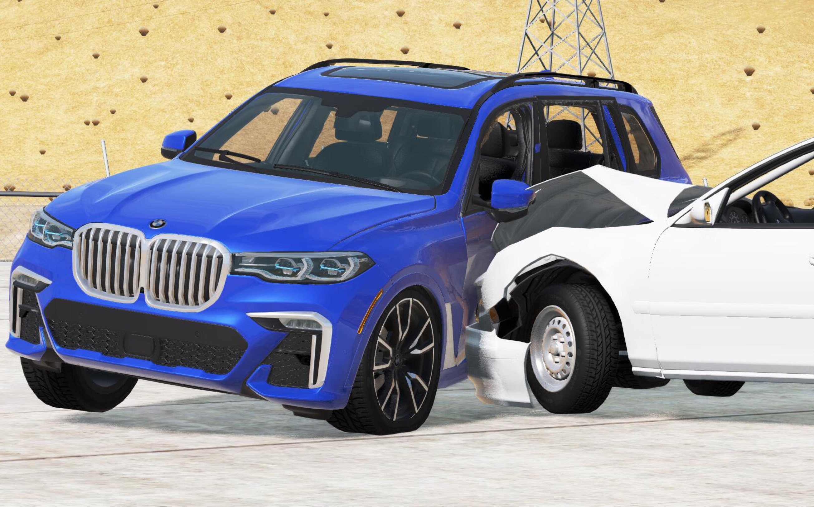 ghtsa bmw x7 侧面碰撞测试