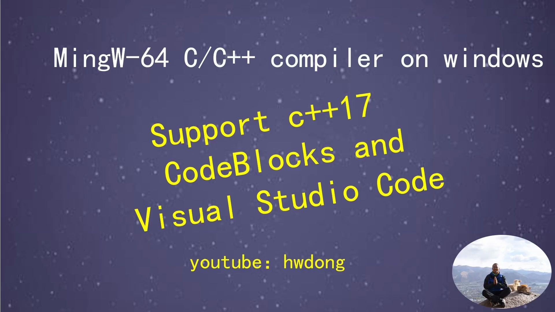 mingW64安装,Visual Studio Code (VS Code)和CodeBlocks配置mingW64支持C++17哔哩哔哩bilibili