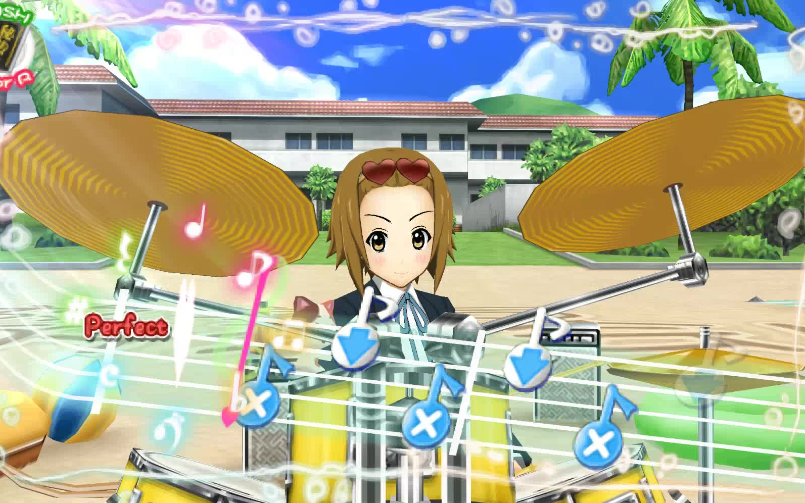 轻音少女psp音游田井中律letsgonormal难度