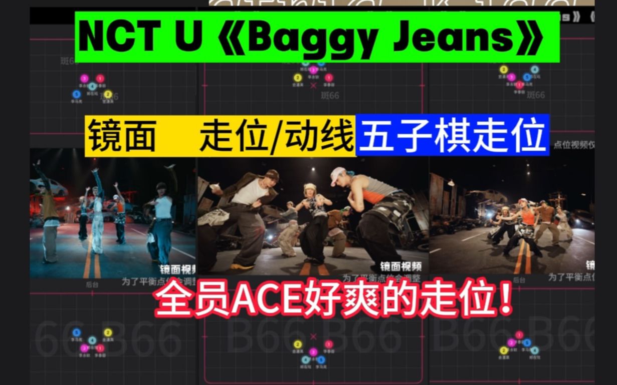 [图]【走位/动线】NCT U 新曲 《Baggy Jeans》 80+次复杂走位