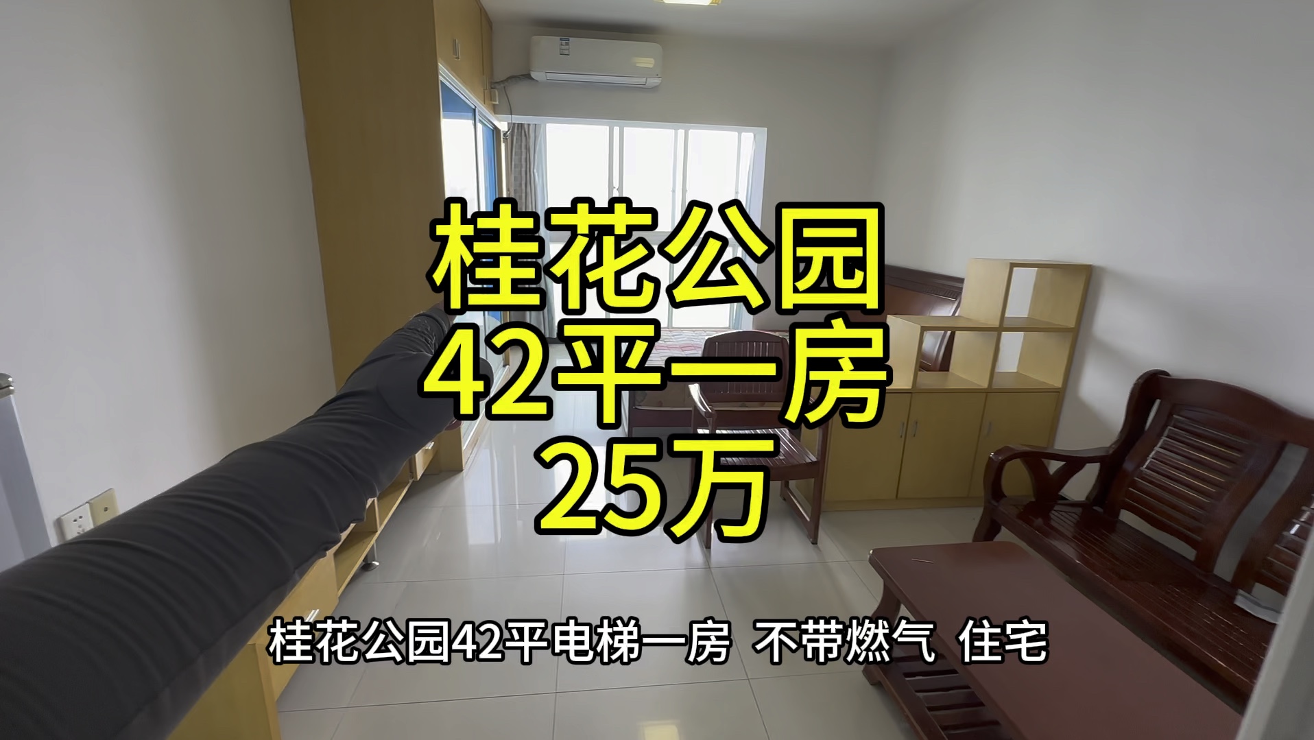 桂花公园地铁口,42平一房25万,3梯13户.首付4万,月供972哔哩哔哩bilibili