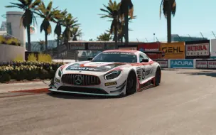 Download Video: 【AMS 2】简单调车非常轻松地跑进GTD排位圈速 1:19.9-AMG GT3@Long Beach