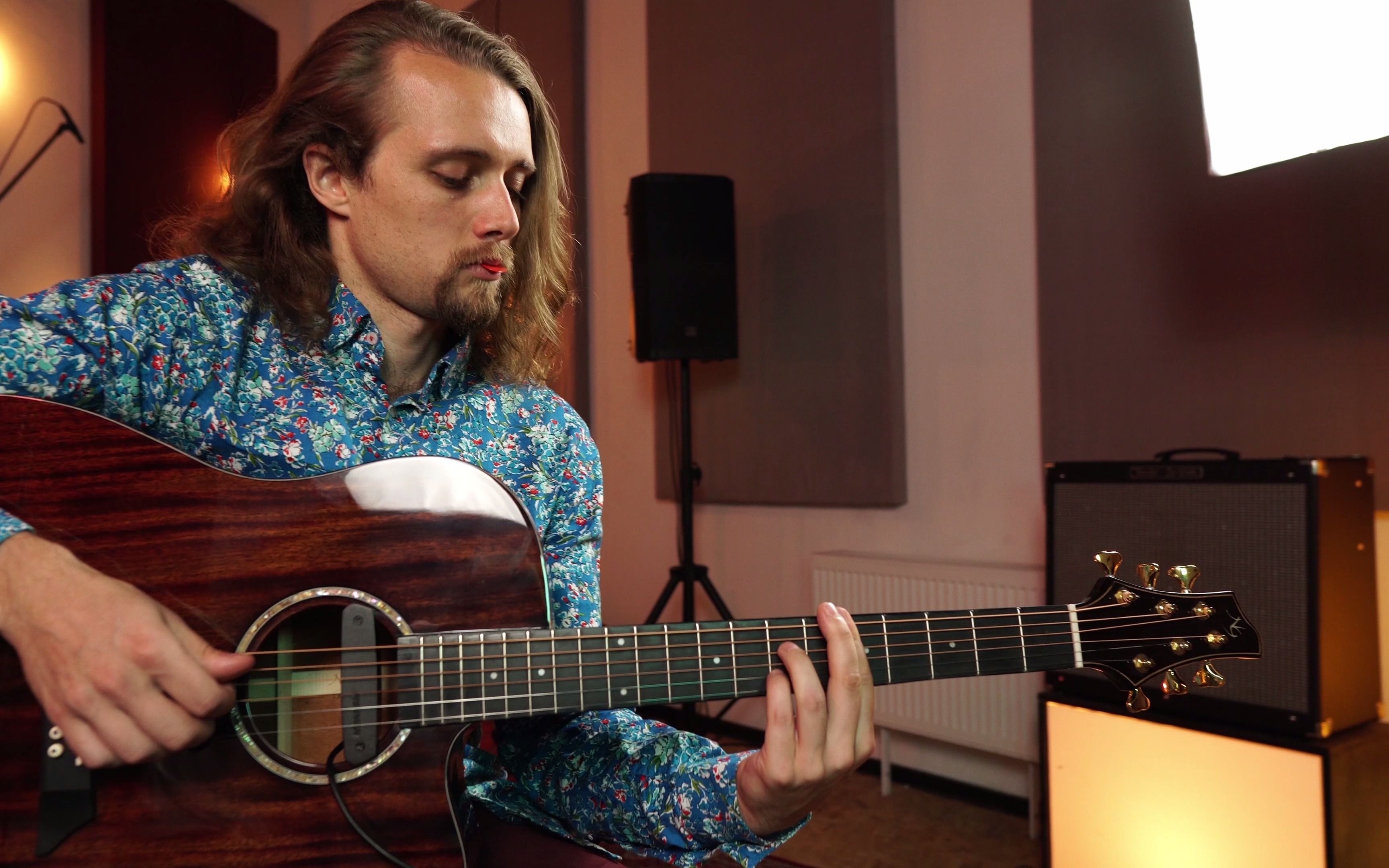 ng吉他 欣赏来自德国乐手的演奏 单板民谣吉他ng guitar