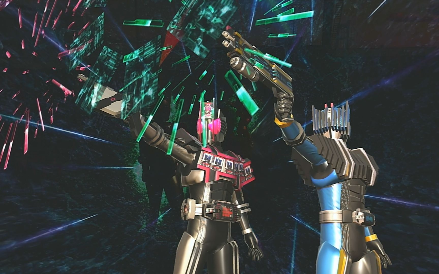 假面骑士巅峰战士:帝骑vs创骑exaid和铠武,铠武竟然趁火打劫!