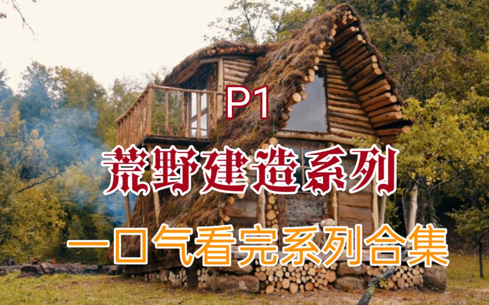 [图]一口气看完荒野建造系列合集P1！！！看大神是如何荒野变豪宅！！