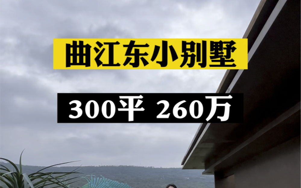 曲江东小别墅,300平260万 #西安买房 #西安房产 #西安别墅哔哩哔哩bilibili