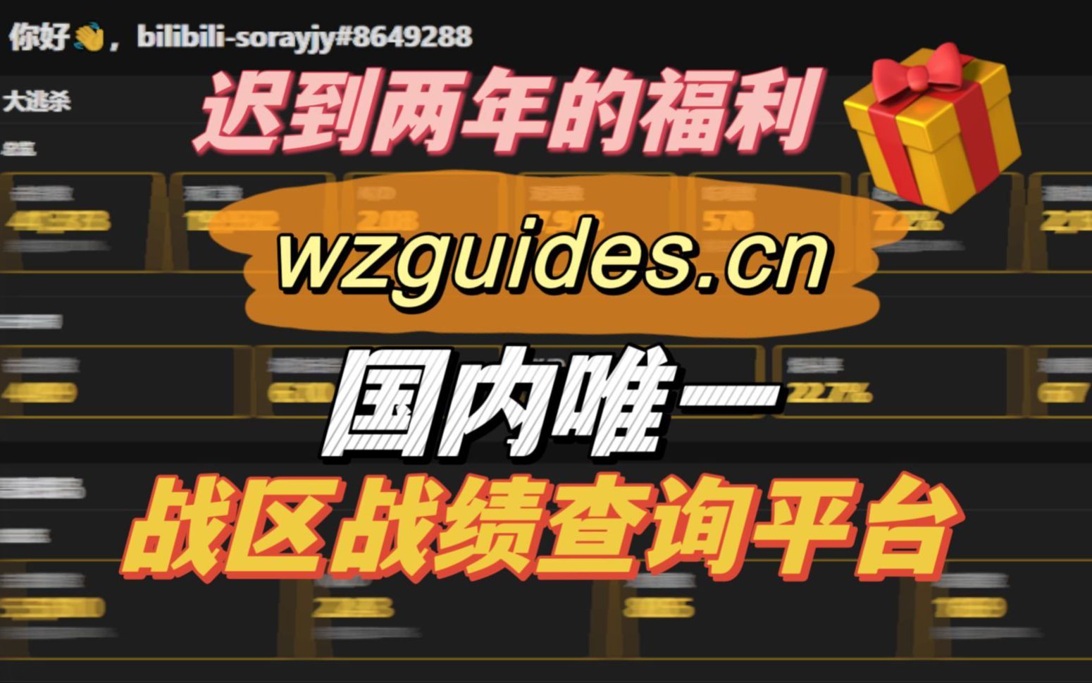 中文战绩查询平台,支持战区、使命召唤19、战区2,收藏就是血赚!哔哩哔哩bilibili