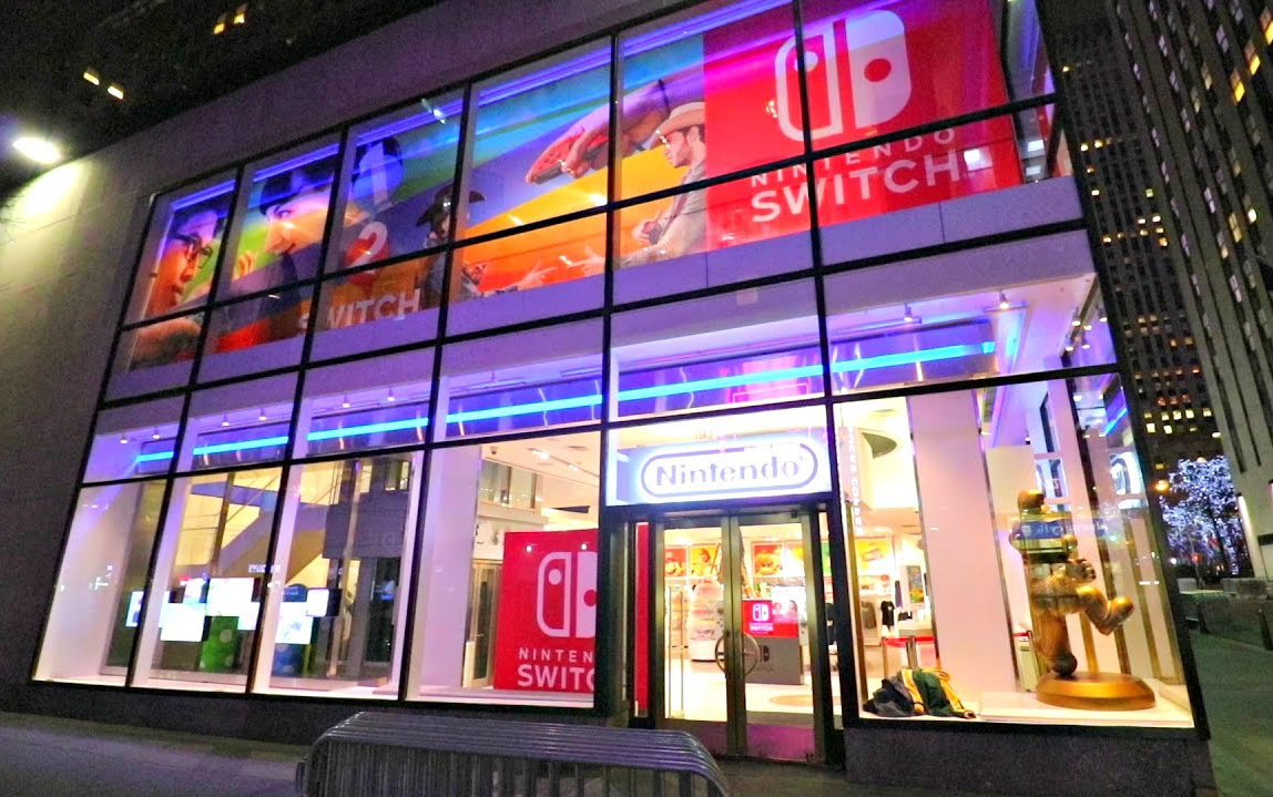 【ns首发哥】第26天 任天堂纽约旗舰店昨晚发生了大变化!