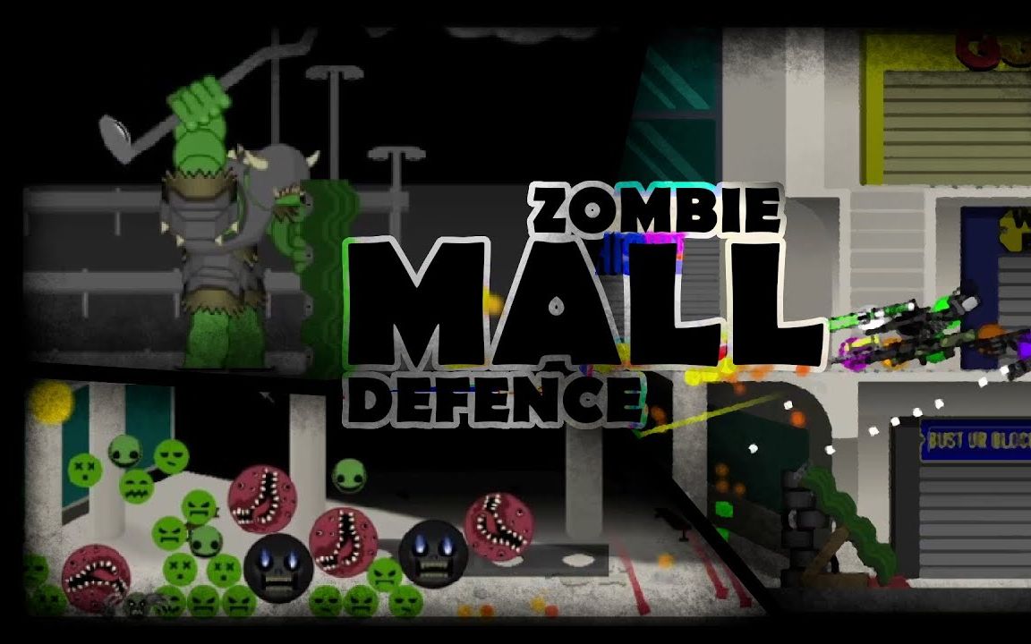 【Algodoo】死亡中心  Zombie Mall Defence单机游戏热门视频