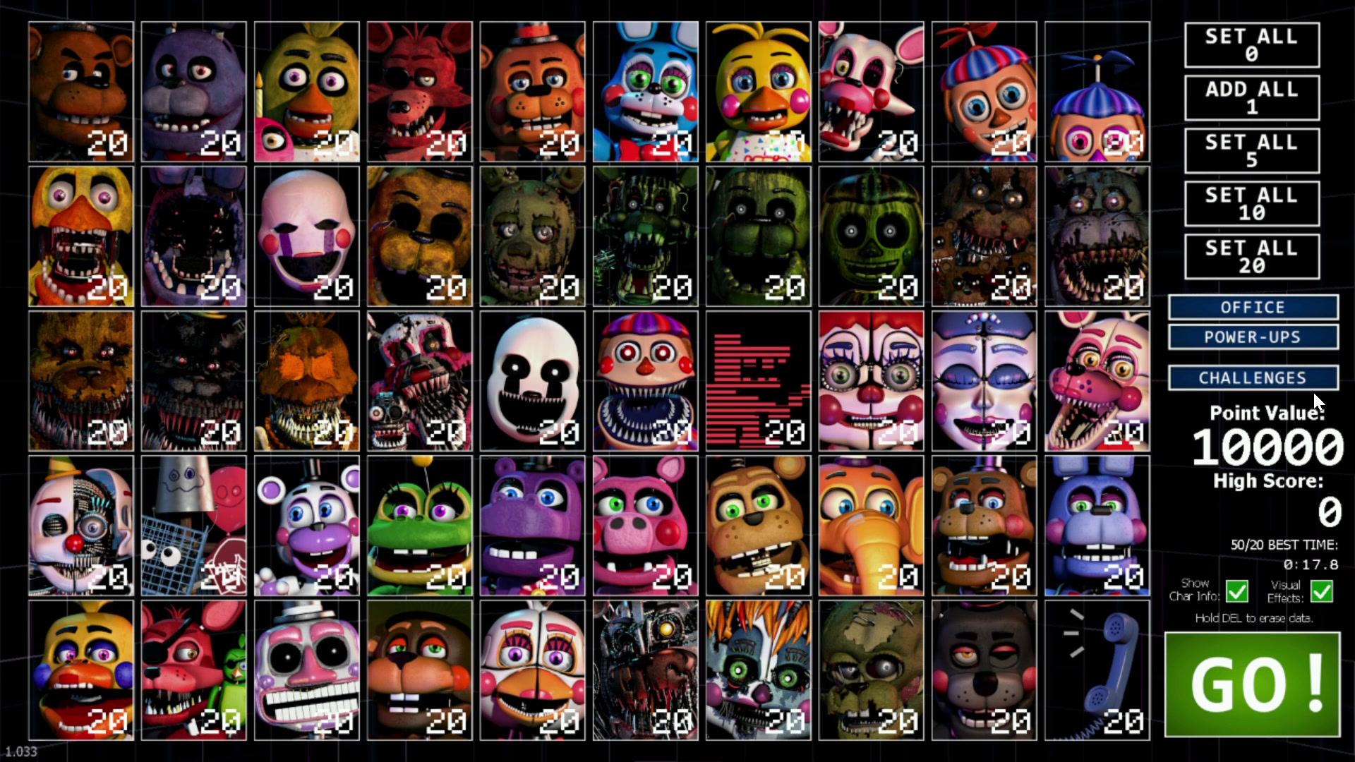 玩具熊的五夜后宫终极自定义夜试玩