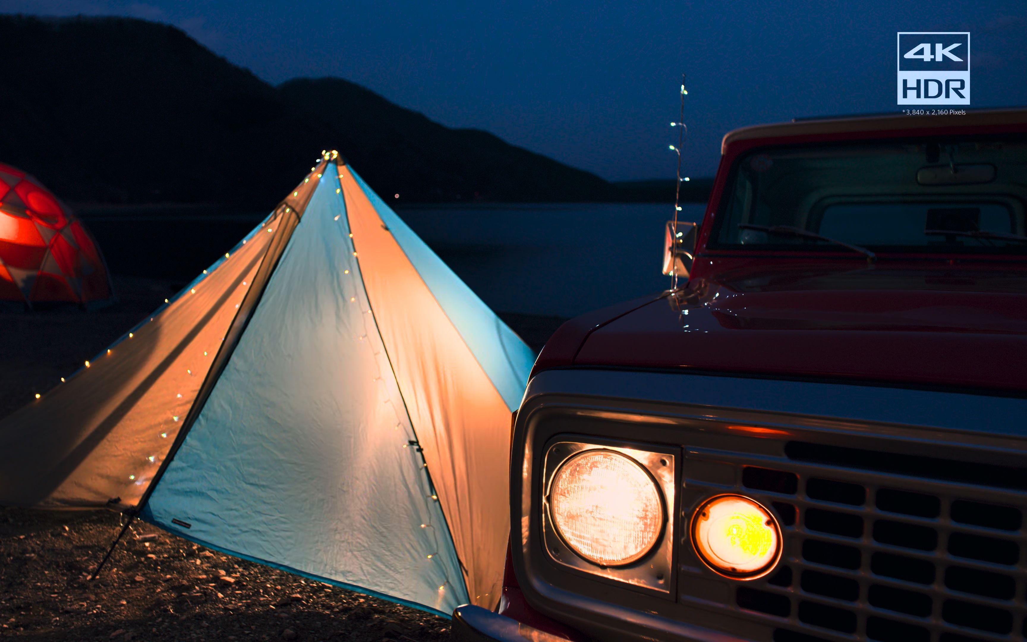 [4k.hdr]sony 4k hdr camp 野营