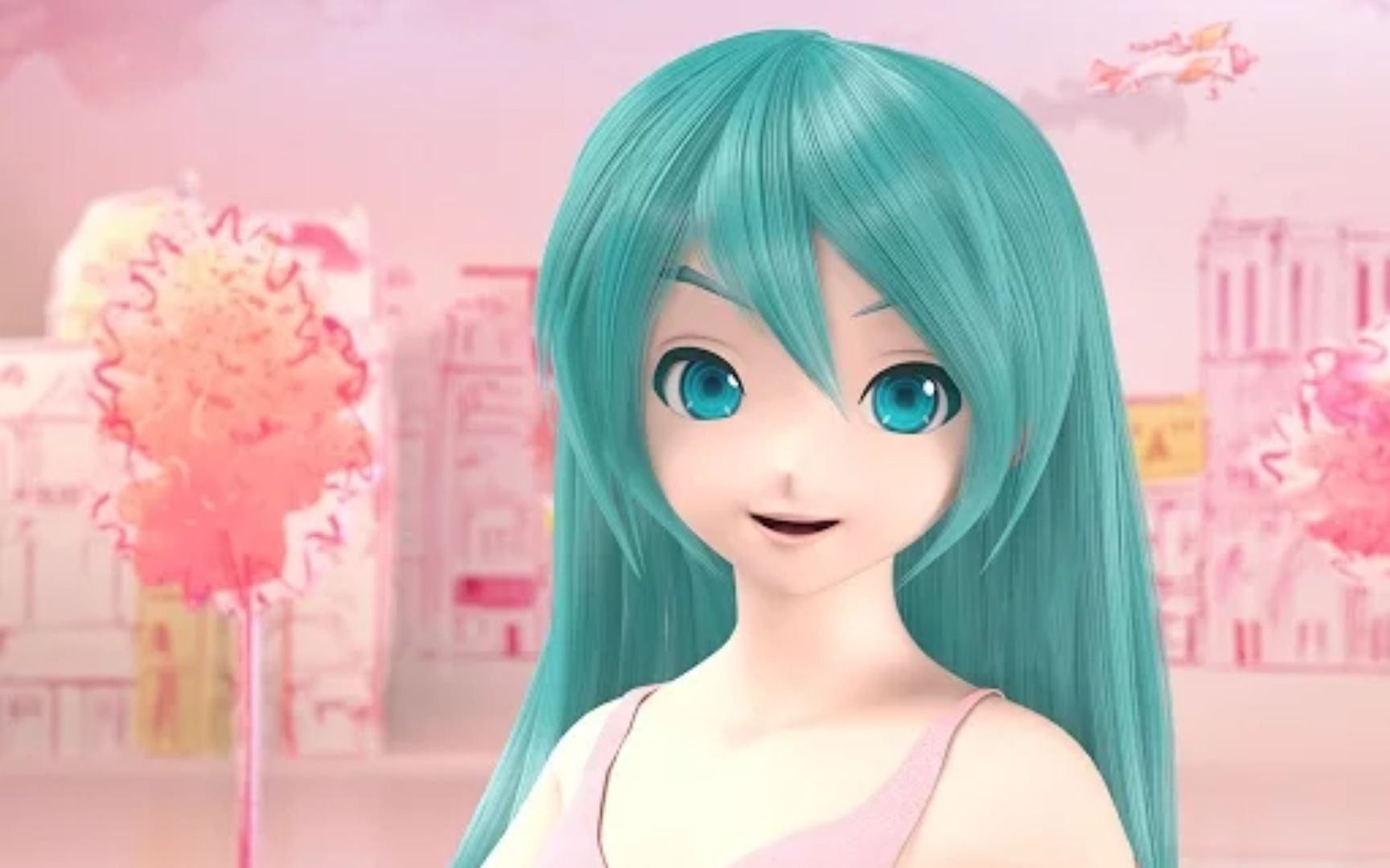 初音未来首次披肩直发形象披露