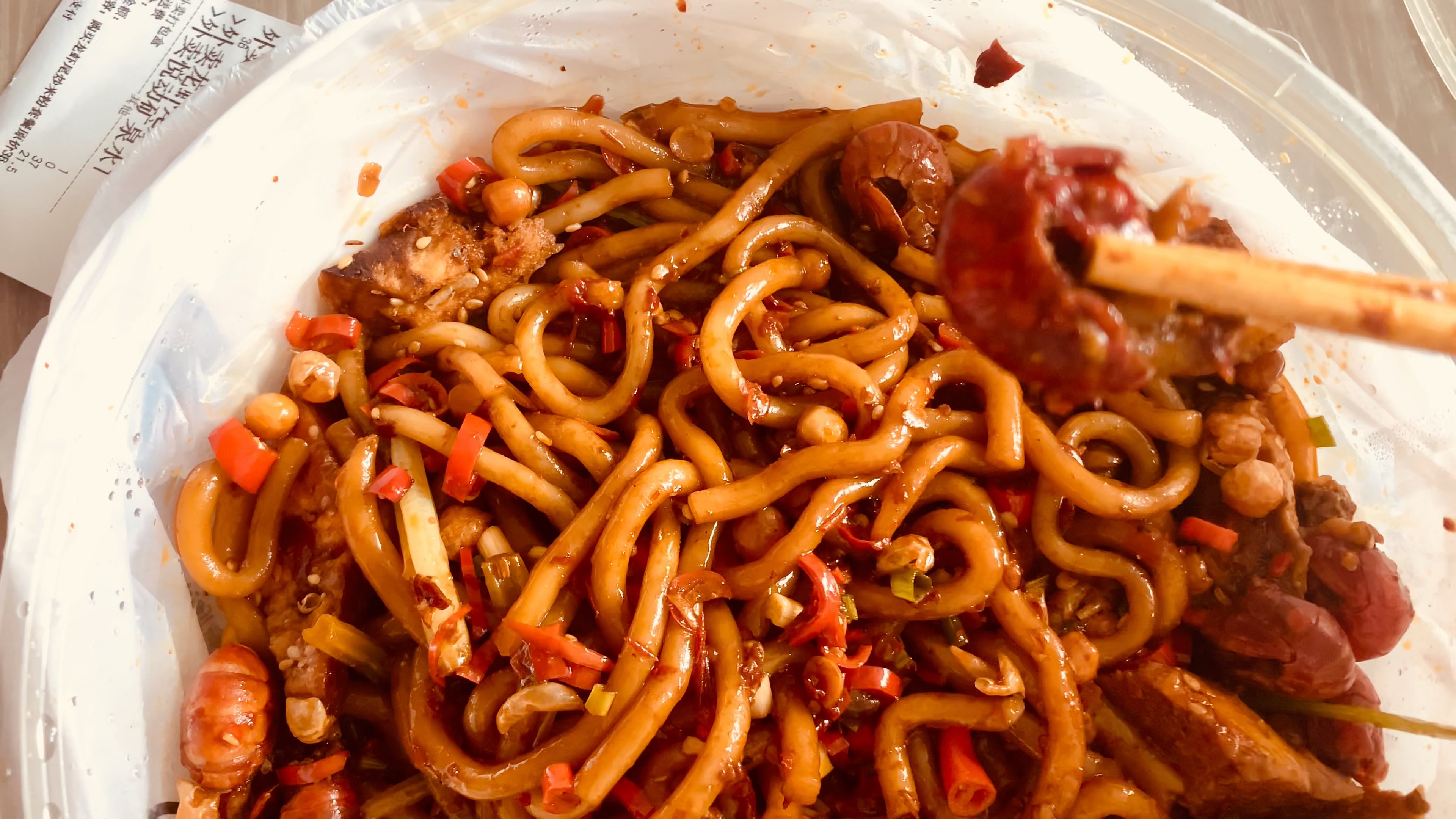 不露脸之爆辣虾尾版炒米粉