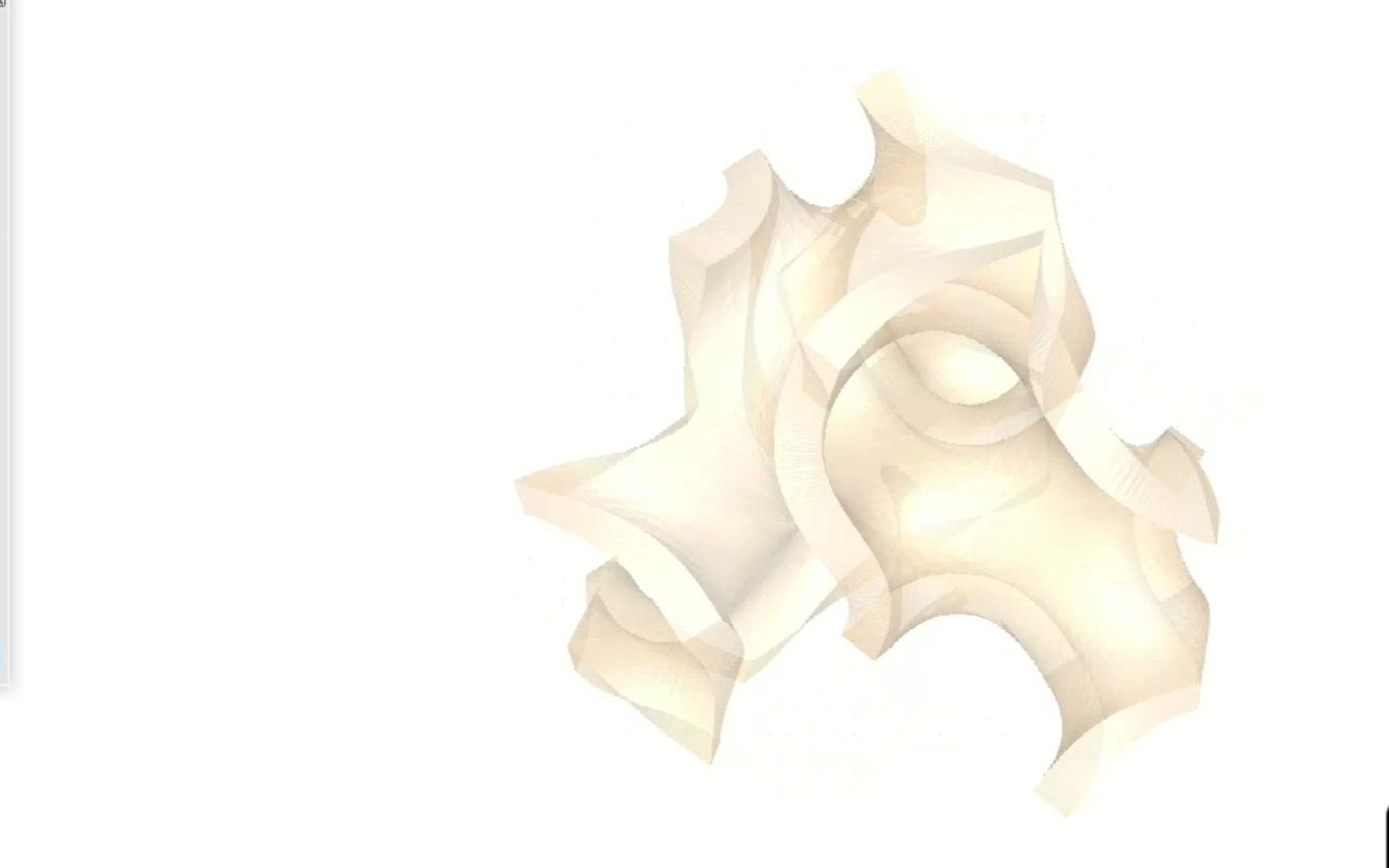 三周期极小曲面模型