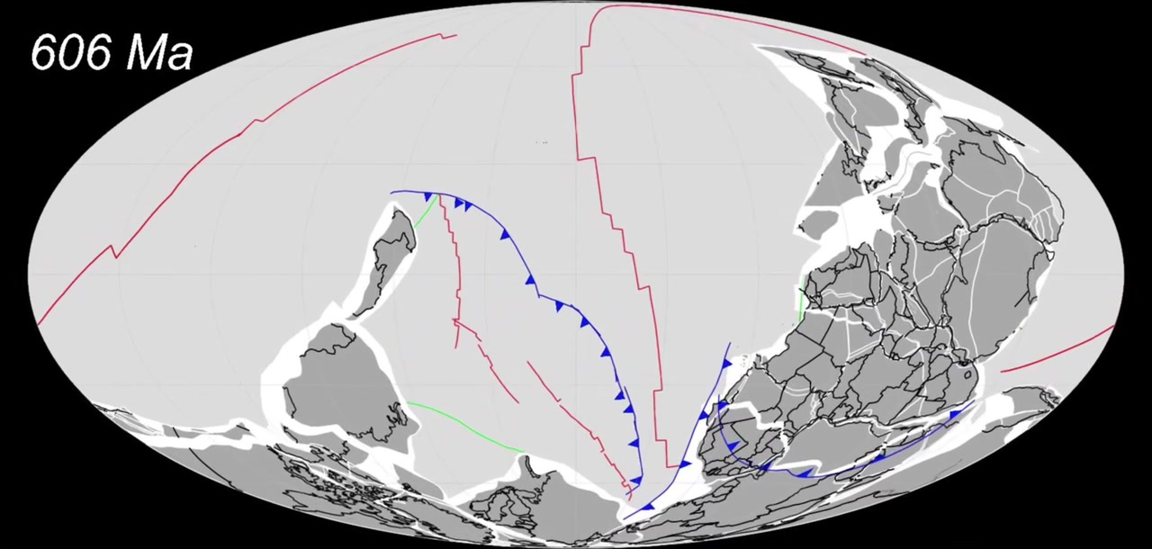 板块漂移 by c.r. scotese
