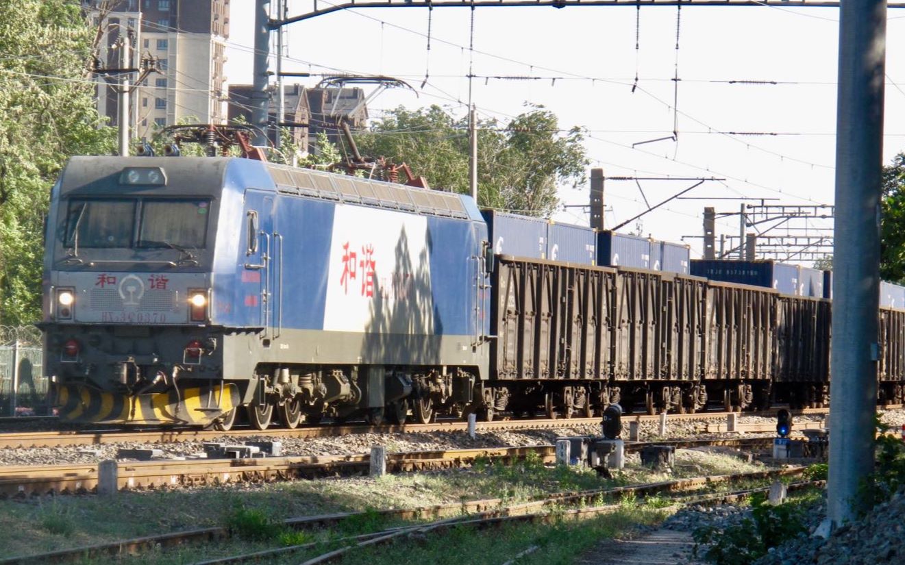 客机拉货活久见京局邯段hxd3c拉货进京