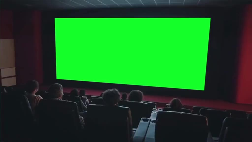 抠图绿幕电影院素材特效