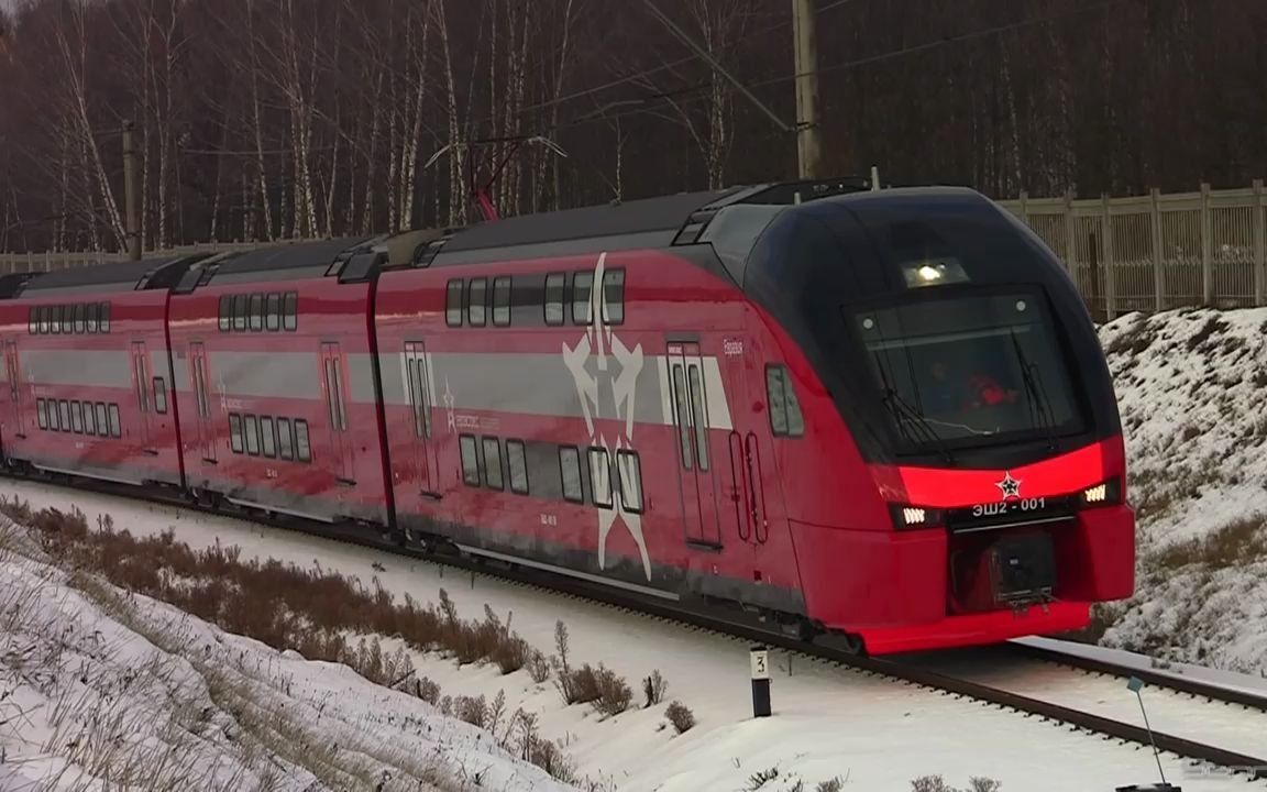 俄罗斯双层列车