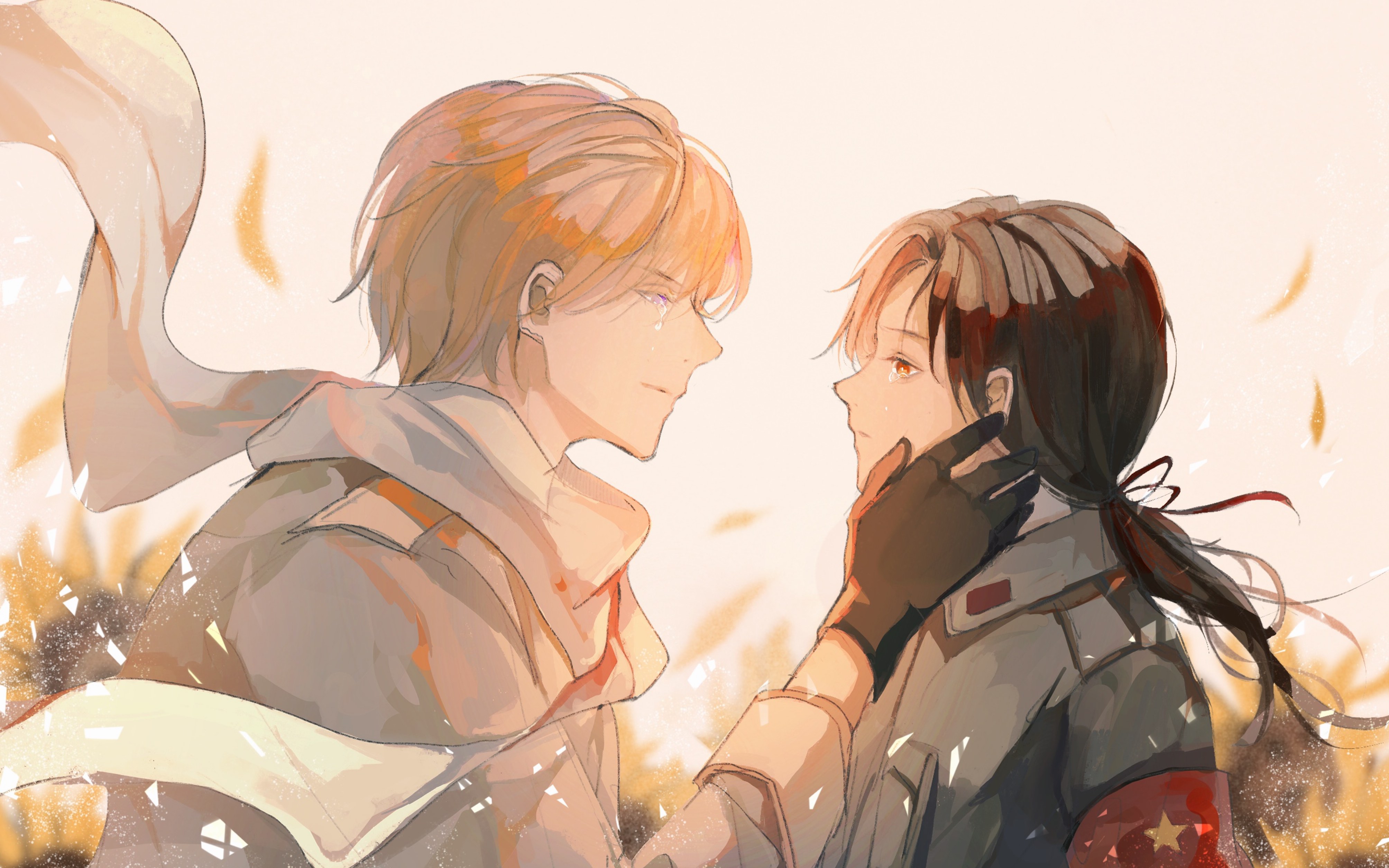 aph露中红色组请把我未完的信念带回你的心脏绘画过程