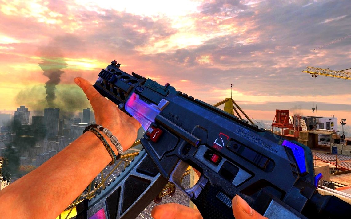 使命召唤olak117智能风暴渐变特效枪模展示武器展示