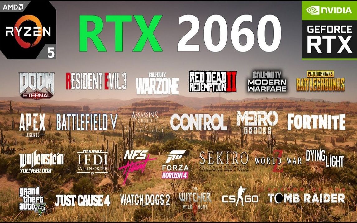 RTX 2060在30款游戏中的表现